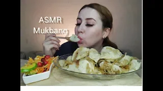 1КГ ВАРЕНИКИ С КАРТОШКОЙ И ГРИБАМИ | 1KG DUMPLINGS WITH POTATOES MUKBANG ASMR