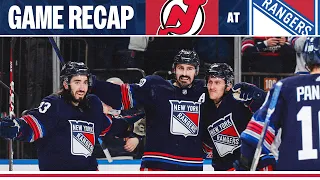 GAME HIGHLIGHTS: New York Rangers vs New Jersey Devils (4/3/24)