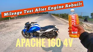 TVS Apache RTR 160 4V Mileage Test | Ye Ummid Nahi Thi 🤯 |