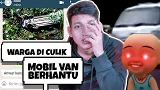 ASAL USUL MOBIL VAN BERHANTU BENARAN ADA!! BALIK KAMPUNG UPIN IPIN😱 | Chat Story Horror  #TERSERAM