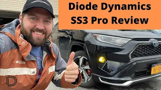 Diode Dynamics SS3 Amber Fog Light Adjustment & Review Toyota Rav4 Prime