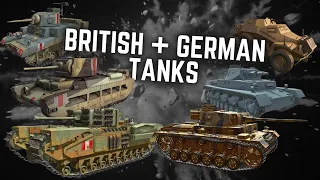 British and German Tanks that Should Be Coming To Hell Let Loose