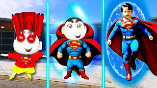 Franklin & Shinchan Become Super man to Upgrade $1 Super man To $1000000000 Superman in GTA 5 Telugu