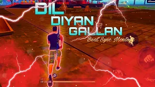 DIL DIYAN GALLAN ❤️ || BEST EDITIED MONTAGE BY collz GAMING