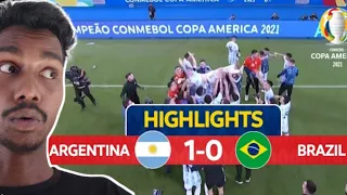 INDIAN REACT TO Argentina 1-0 Brazil | Final | Highlights | Copa America 2021 | 11th July, 2021