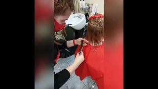 КАРЕ на удлинение  | Женская стрижка | Women's haircut KARE | Салон красоты La Familia Бровары