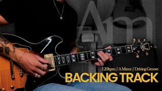 Punchy Groove in Am | Guitar Backing Track Jam