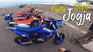 NAMANYA PANTAI DEPOK, TAPI DI JOGJA ????? #motovlog #sunmori #nyoride #jogja