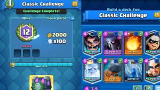 FLAWLESS 12-0 CLASSIC CHALLENGE WIN WITH PEKKA BRIDGE SPAM!!(CLASH ROYALE)