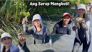 Pangangapa ng Sugpo, Bangus at Malalaking Alimango with KUSINERONG MANGYAN