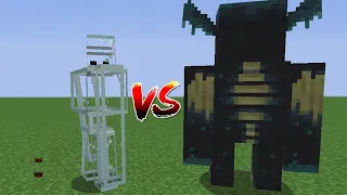 Warden Vs Glass Golem | Minecraft Mob Battle