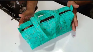 How To make Zipper Handbag || Handbag Kaise Banate Hai Ghar Par || Handbag Making Tips For Begginers