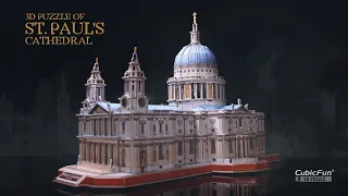 St Paul's Cathedral CubicFun 3D Puzzle Assembling