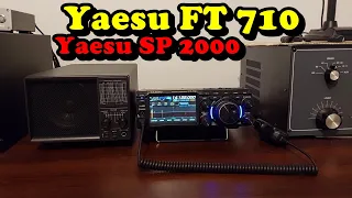 Yaesu FT 710 and Yaesu SP 2000 external speaker