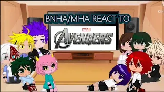 BNHA/MHA  Class 1-A react to avengers/marvel | Spoiler | part 1 || BNHA/UA 🇺🇲/🇧🇫