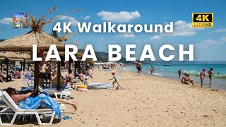 4K Walkaround Antalya Lara Beach | The most beautiful and exclusive beach in Turkey #antalya #beach