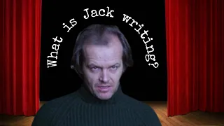 What is Jack ACTUALLY Writing in THE SHINING?