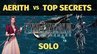 Final Fantasy 7 Remake - Aerith Solo vs Top Secrets!