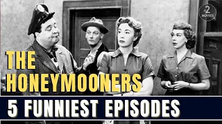 The Honeymooners 5 Funniest Episodes - Full Episodes - #jackiegleason #classictv #classiccomedy