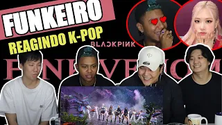 FUNKEIRO MC REAGINDO A KPOP! (BLACK PINK - PINK VENOM) | CoreBrow Feat. Mc Turtle