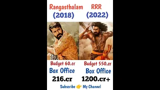 Rangasthalam Movie & RRR Movie Box Office Collection || #shorts #viral #rrrmovie #ramcharan