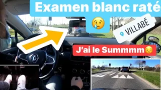 FAUTES  ELIMINATOIRES EXAMEN PERMIS VILLABE 2021