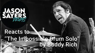 Drummer Reacts to - Buddy Rich - The Impossible Drum Solo