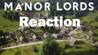 Manor Lords - Official Gameplay Overview Trailer REACTION!