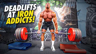 Deadlifts at Iron Addicts ft CT FLETCHER