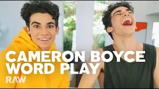 Cameron Boyce Interviews HIMSELF for RAW's Word Play (FULL VIDEO)