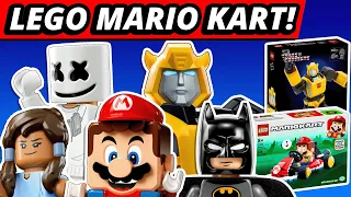 LEGO NEWS! MARIO KART! Bumblebee! Legend of Korra! $300 Gotham City?! Summer Marvel!