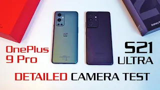 OnePlus 9 Pro vs Samsung Galaxy S21 Ultra - DETAILED Camera TEST Comparison
