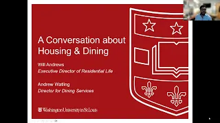 A Conversation about Housing & Dining