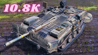 Strv 103B  10.8K Damage 6 Kills  World of Tanks Gameplay (4K)