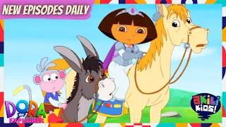 Dora The Explorer | Dora's Royal Rescue Part 2 | Akili Kids!