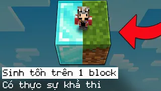 Bí Ẩn Thử Thách Sinh Tồn 1 Block Trong Minecraft Liệu Có Khả Thi