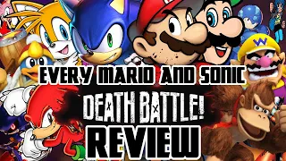 Every Mario and Sonic (and Mega Man) DEATH BATTLE! review