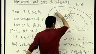 24 - Intersections and sums of subspaces