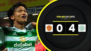 HIGHLIGHTS | Motherwell 0-4 Celtic | Abada, Hatate, Kyogo star to book Premier Sports Cup Semi Final