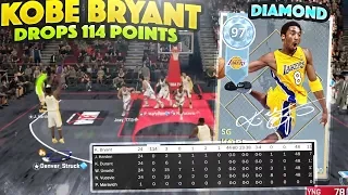 97 DIAMOND KOBE BRYANT DROPS 114 POINTS IN 81 POINT CHALLENGE!! BEST CARD EVER IN THE GAME!!