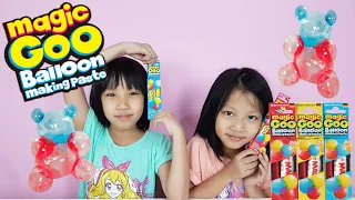 Blowing Ballon With Magic Goo Ballon Making Paste