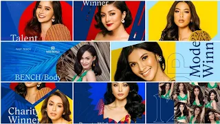 Miss World Philippines 2019 Fast Track Winners and Top 12