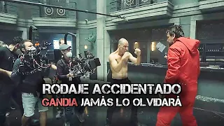 Lo que sucedió con GANDIA en el RODAJE de la pelea con BOGOTA │Escena LA CASA DE PAPEL Temporada 5