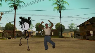 CJ gets DISTRACTED in Grove Street