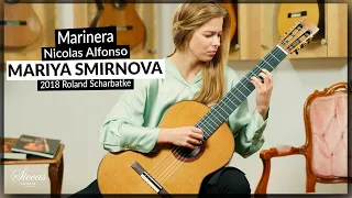 Maria Smirnova plays Marinera by Nicolàs Alfonso on a 2018 Roland Scharbatke Classical Guitar