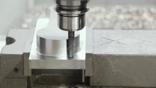 MASSIVE 32mm depth of cut in steel - XYZ 710 VMC