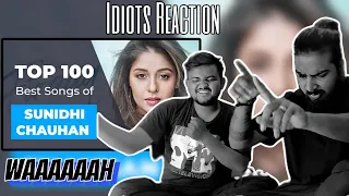 Reaction Top 100 Best Songs of Sunidhi Chauhan | Random Order🔥🔥| Three Idiots Reaction
