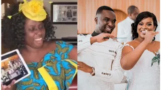 Diana Hamilton Joins Joe Mettle's White Wedding via Zoom...Nothing could stop the brotherly Love...