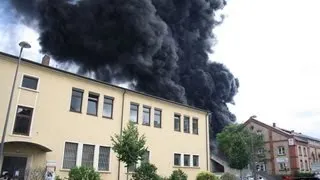 Großbrand Parkinsel Ludwigshafen 22.06.2013