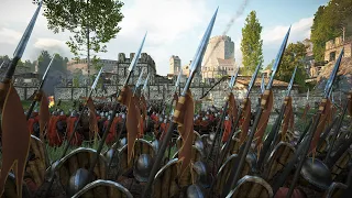 Through enemy walls|Siege battle Vlandia vs. Empire| Cinematic - Mount and Blade 2 - Bannerlord